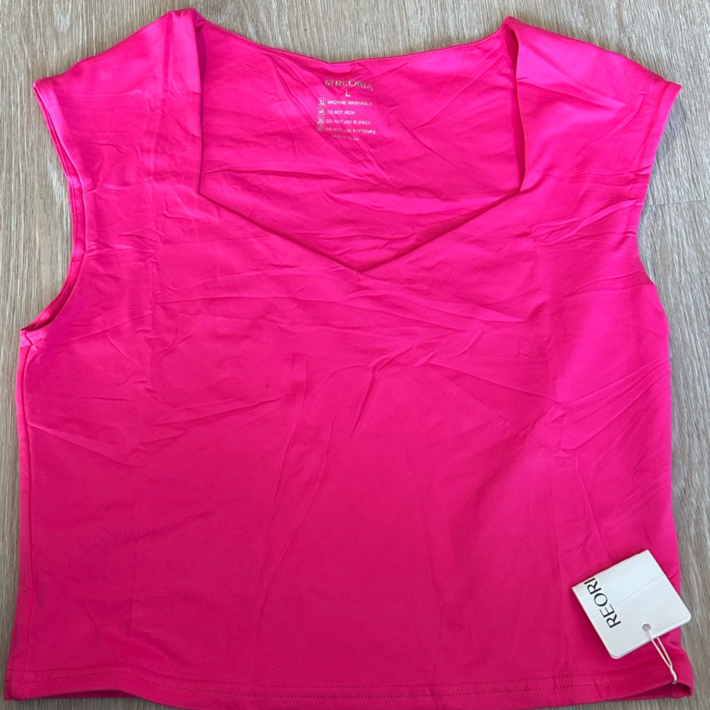 ReoRia Hot Pink Top